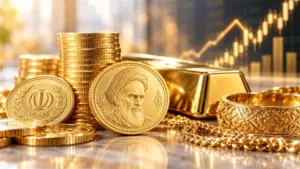 نمادین از بازار طلا و سکه و نرخ‌گذاری روزانه